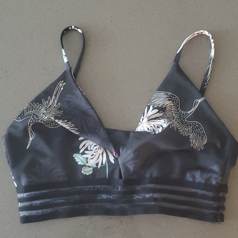 Onzie floral sports bra